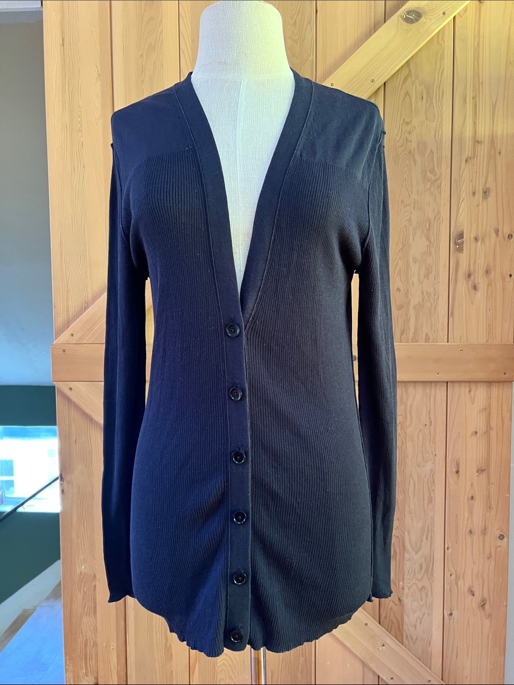 Inhabit lightweight cotton cardigan size M/L